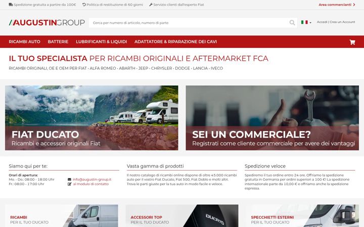 Screenshot of augustin-group.it