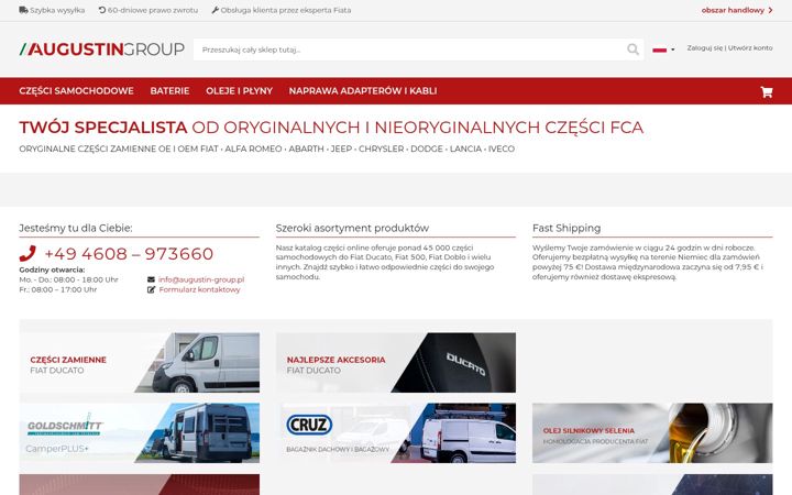 Screenshot of augustin-group.pl