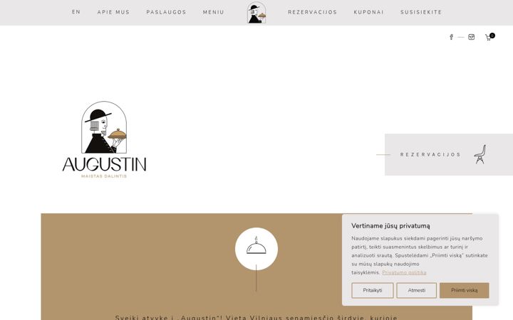 Screenshot di augustin.lt