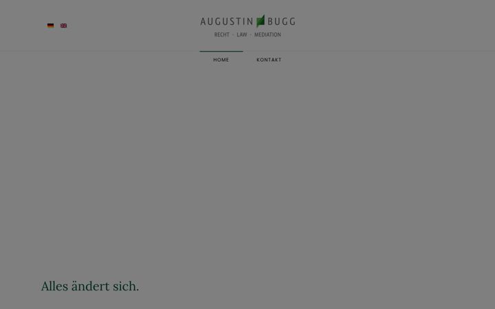 Screenshot of augustinbugg.com