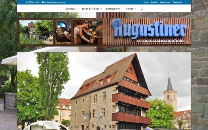 Screenshot of augustiner-erfurt.de