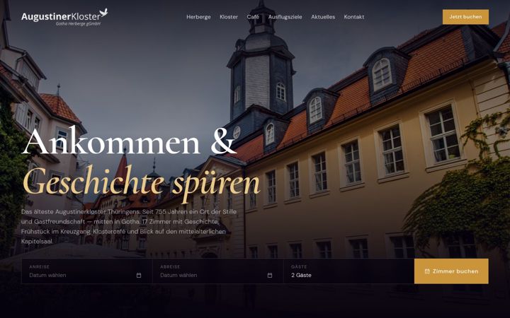 Screenshot di augustinerkloster-gotha.de