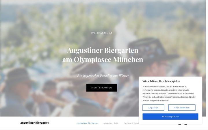 Screenshot of augustinerolympia.de