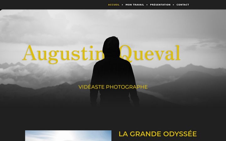 Screenshot stránky augustinqueval.com