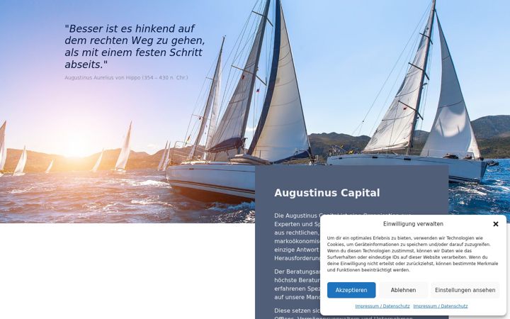 Screenshot di augustinus-capital.com