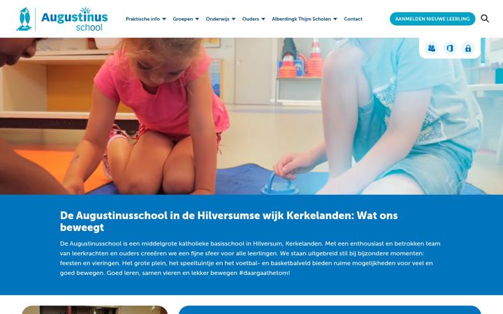 Screenshot of augustinusschool.nl