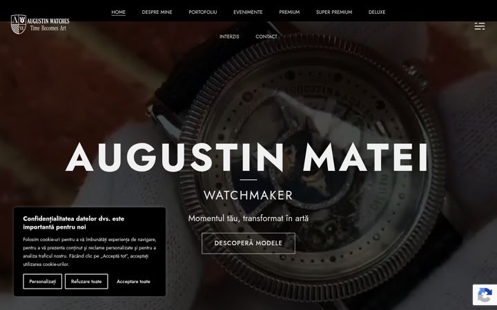 Screenshot of augustinwatches.com