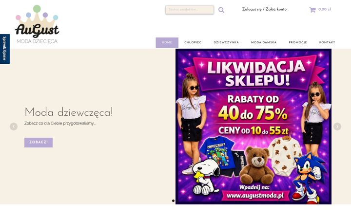 Screenshot of augustmoda.pl