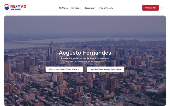Screenshot of augustofernandes.com