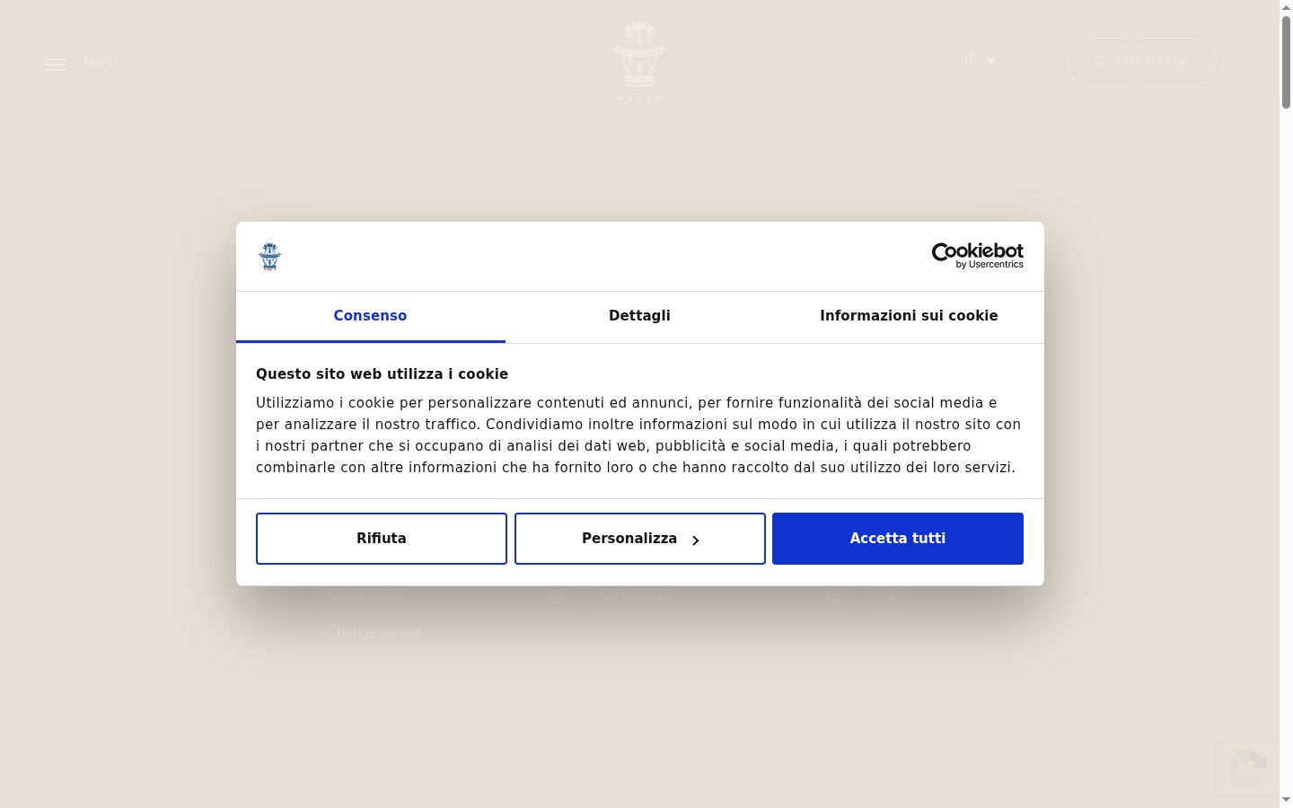 Ekrānuzņēmums ar piekrišanas baneri, kas tika rādīts pirms jebkādas mijiedarbības