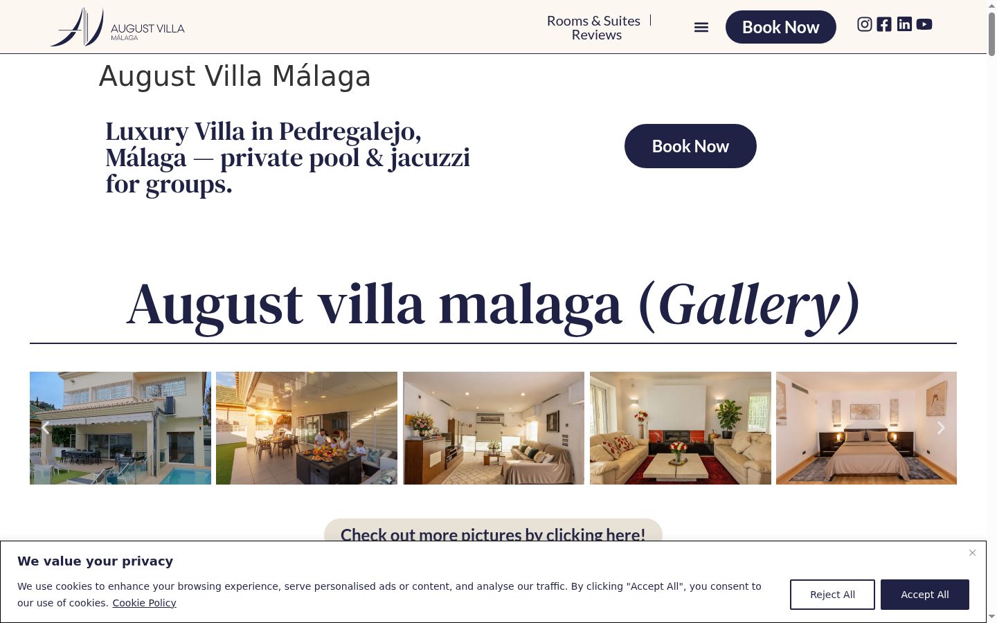 Sutikimo reklamjuostės, rodytos prieš bet kokią sąveiką, ekrano kopija