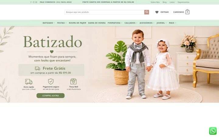 Screenshot of auhekids.com.br