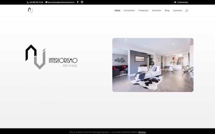 Screenshot of auinteriorismo.es