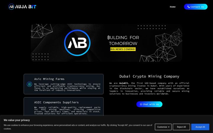 Screenshot of aujabit.com