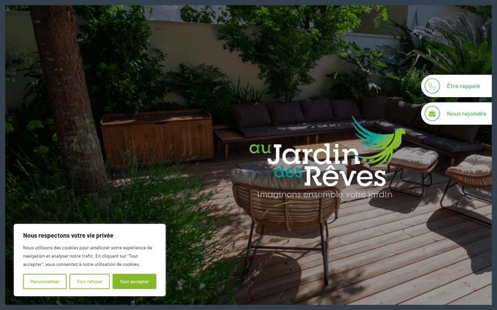 Екранна снимка на aujardin-des-reves.com