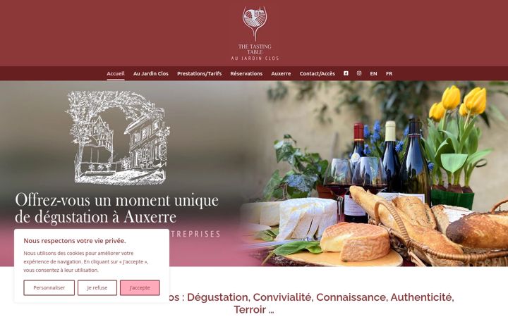 Screenshot of aujardinclos.com