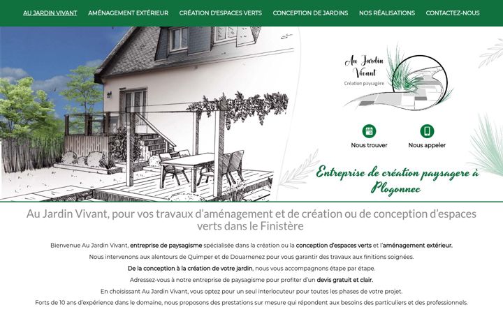 Screenshot of aujardinvivant.fr
