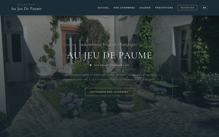 Screenshot of aujeudepaume.fr