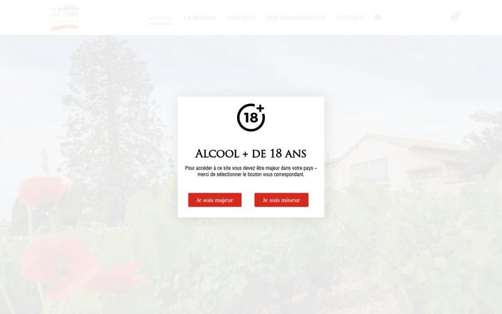 Screenshot of aujoux.fr