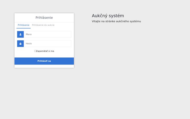 Screenshot of aukciestavieb.sk