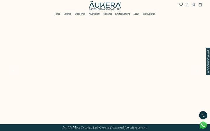 Screenshot of aukerajewellery.com