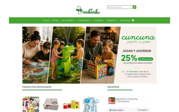 Screenshot of aukinkochile.com