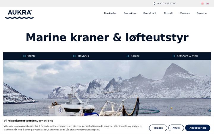 Screenshot of aukramaritime.no