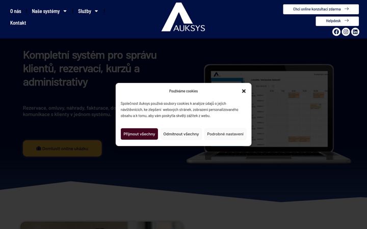 Screenshot of auksys.com