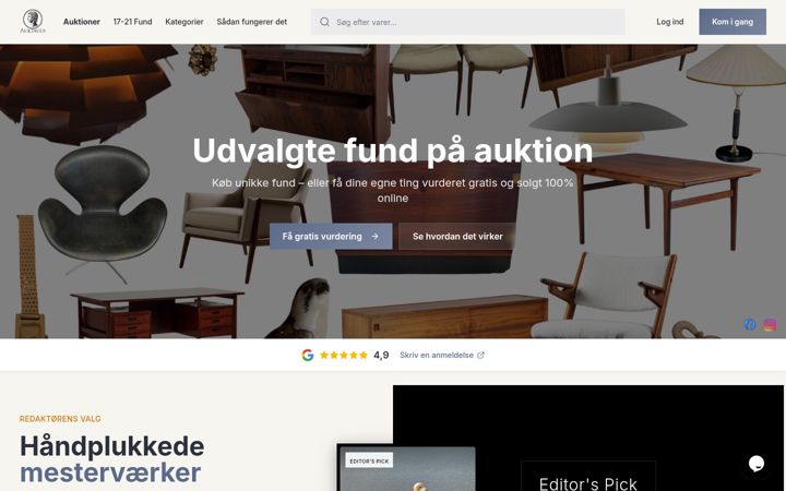 Screenshot of auktavius.com