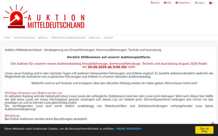 Screenshot stránky auktion-mitteldeutschland.de