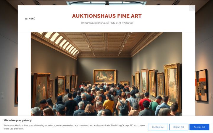 Screenshot stránky auktionshaus-fine-art.de