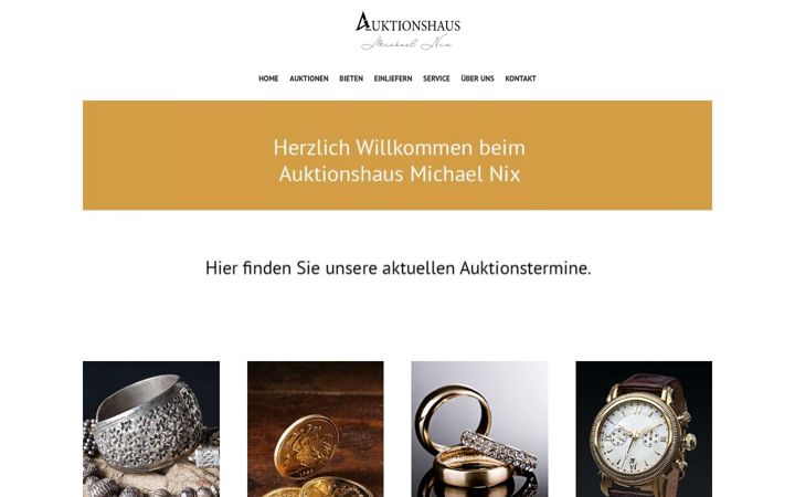 Screenshot stránky auktionshaus-mn.de