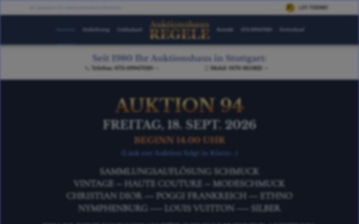 Screenshot stránky auktionshausregele.de