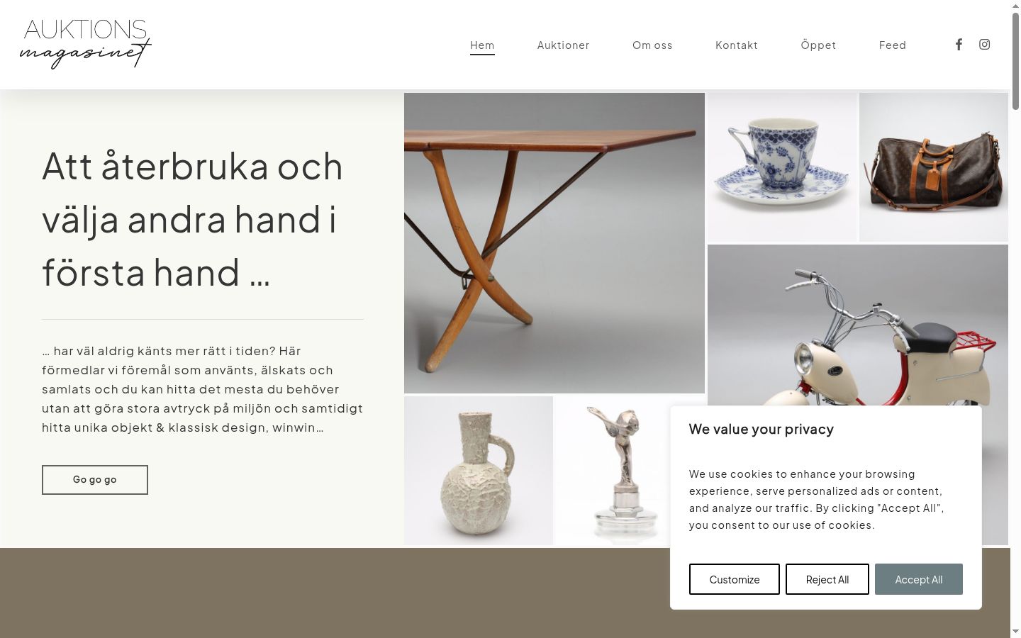 Screenshot tal-banner tal-kunsens muri qabel kwalunkwe interazzjoni