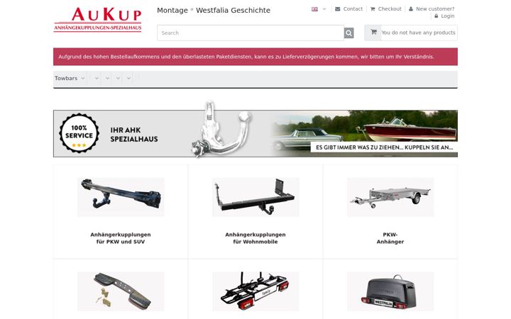 Screenshot of aukup.de