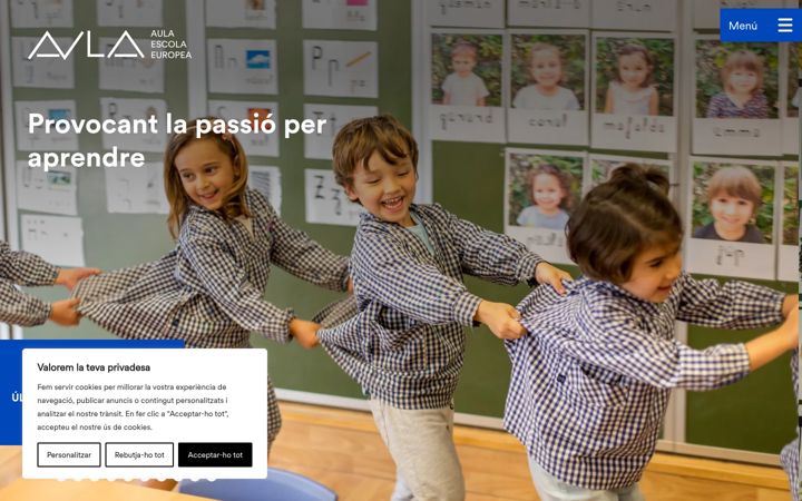 Screenshot stránky aula-ee.com