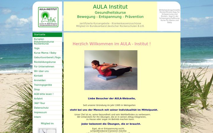 Screenshot stránky aula-institut.com