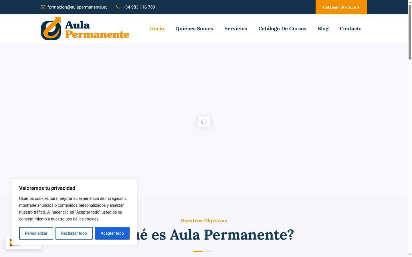 Screenshot van de toestemmingsbanner zoals getoond vóór enige interactie