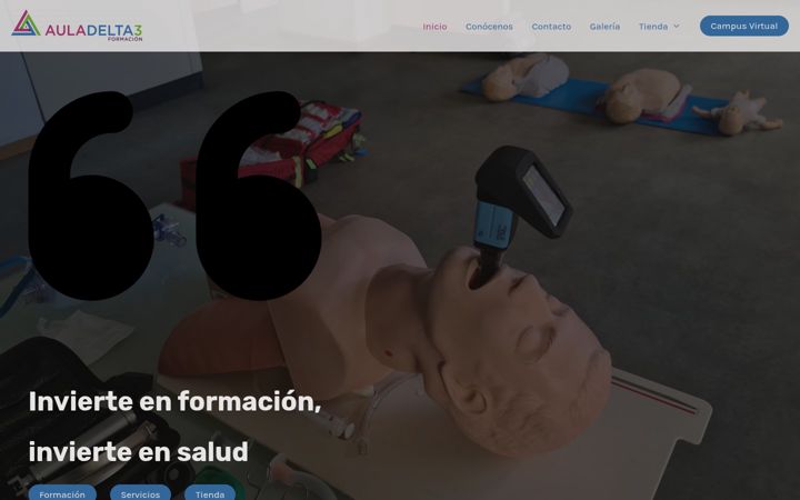 Screenshot of auladelta3.es
