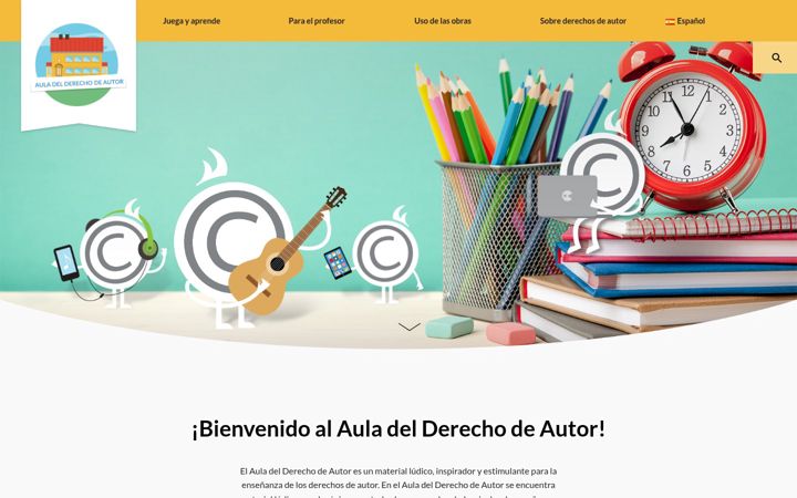 Képernyőkép: auladerechodeautor.org