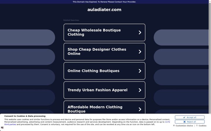 Screenshot of auladiater.com
