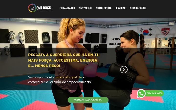 Screenshot of aulagratiswerock.com