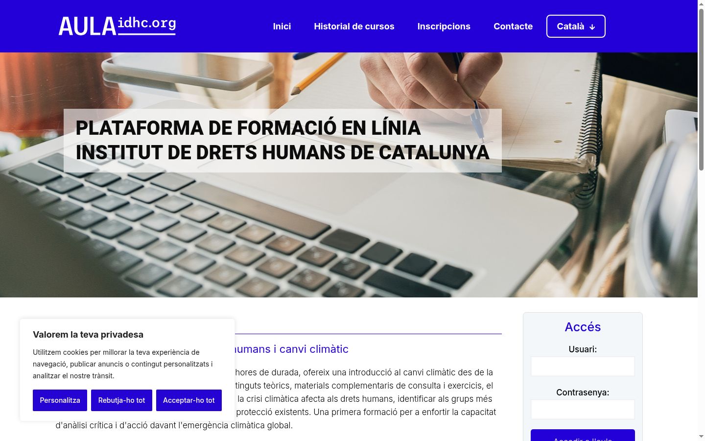 Screenshot van de toestemmingsbanner zoals getoond vóór enige interactie