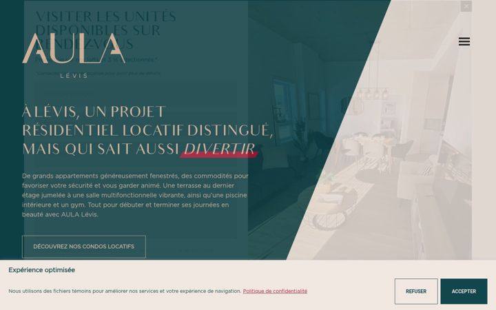Screenshot of aulalevis.com