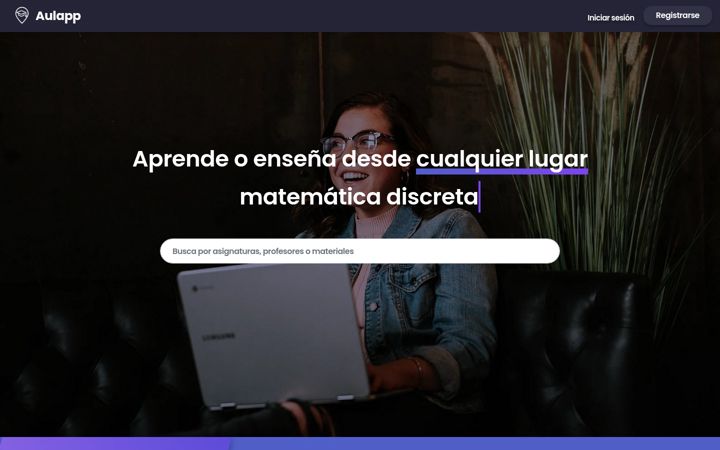 Screenshot of aulapp.ovh