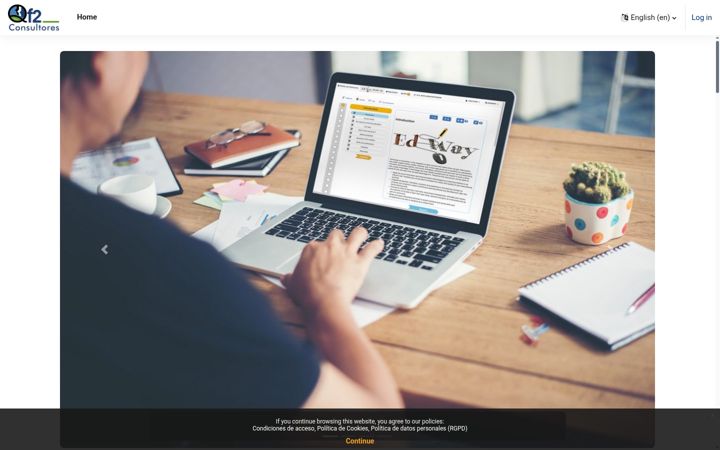 Screenshot of aulaqf2.es