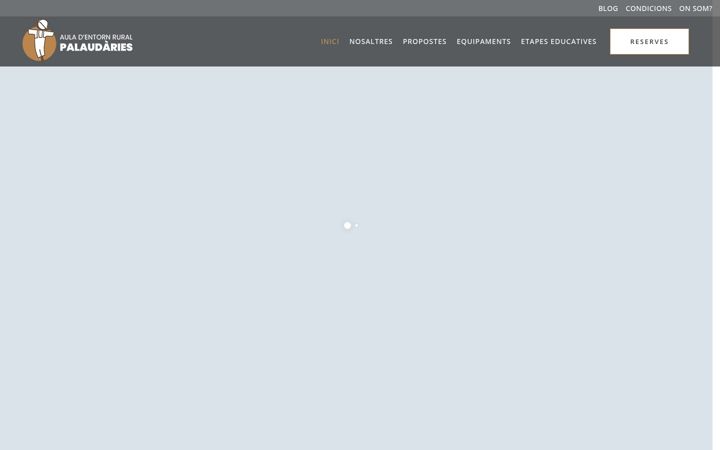 Screenshot von aularuralpalaudaries.cat