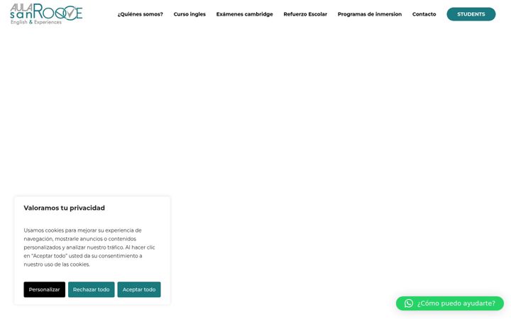 Screenshot von aulasanroque.com