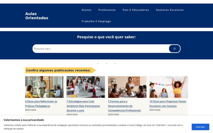 Screenshot von aulasorientadas.com