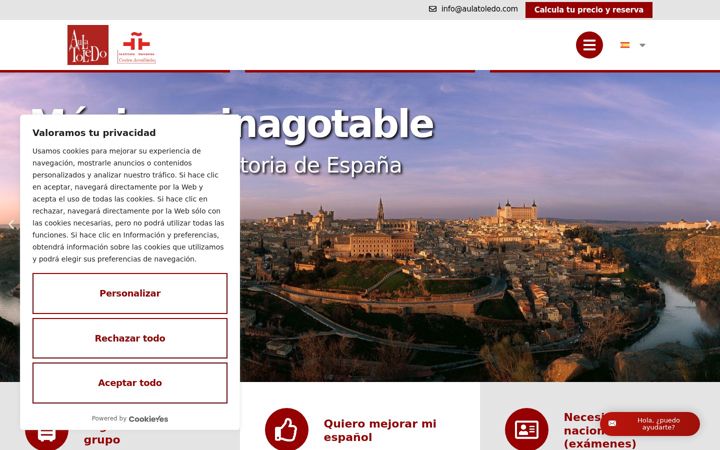 Screenshot of aulatoledo.com